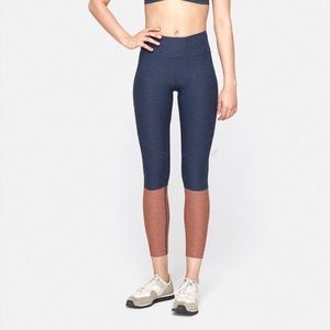 Outdoor Voices navy/santa fe 7/8 leggings